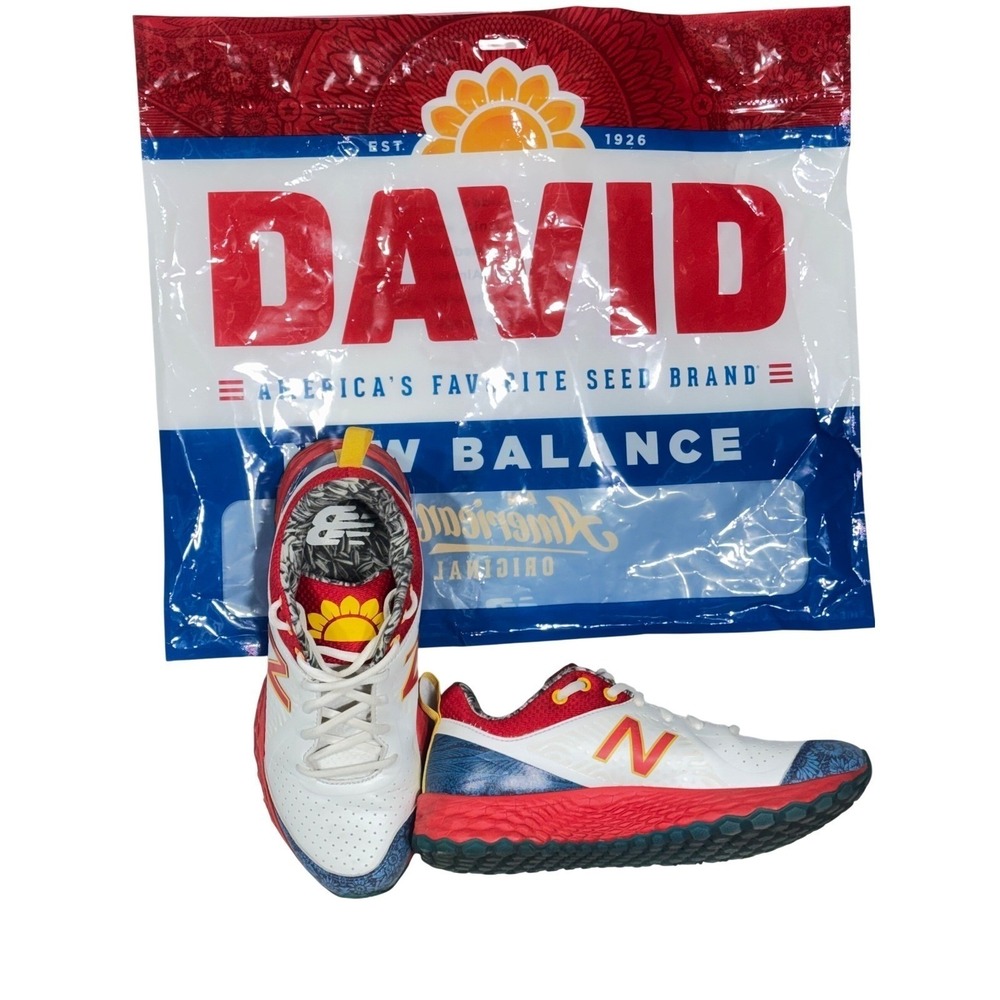 New Balance Fresh Foam Velo v2 David Sunflower Seeds Women 8 - Men 6.5 WITH BAG